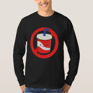 Camiseta Dieta de Kute Ban de Água Potável Funy