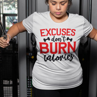 Camiseta Dieta de Perda de Peso Motivacional do Gym Funny W