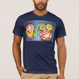 Camiseta "Dieta Grega e Mediterrânica" Foto Grata. Compre a