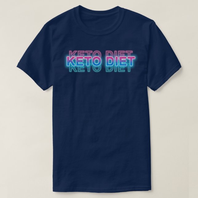 Camiseta dieta Keto (Frente do Design)