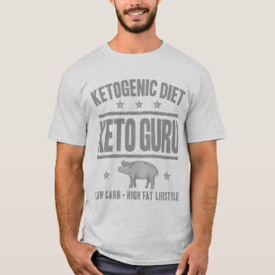 Camiseta DIETA KETOGENIC: Açúcar cortado Guru do Keto,