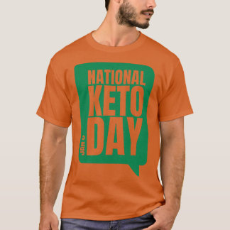 Camiseta Dieta Ketogênica do Dia Nacional do Keto
