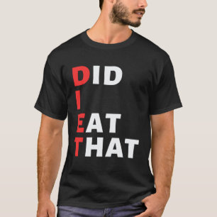 Camiseta Dieta Vegana Eu Comi Aquilo