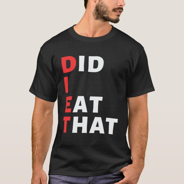 Camiseta Dieta Vegana Eu Comi Aquilo (Frente)