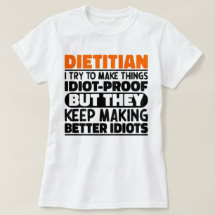 Camiseta Dieticiano Tento Fazer Coisas Engraçadas