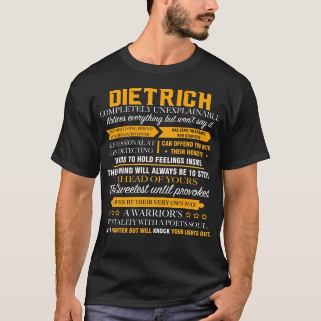 Camiseta DIETRICH completamente inexplicável (Frente)