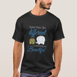 Camiseta Diferente É O Que Te Torna Bonito Consciente Sobre