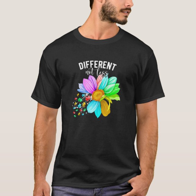Camiseta Diferente não menos agilidade Quebra-cabeça Fluxo  (Frente)