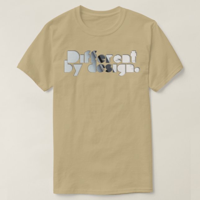 Camiseta Diferente por design (Frente do Design)
