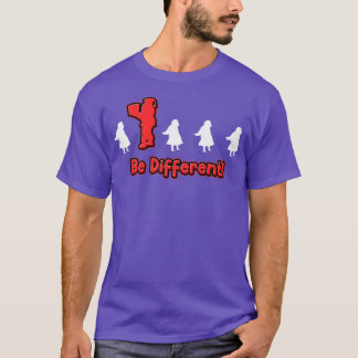 Camiseta diferente seja Christkind é diferente Papais noeis