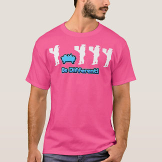 Camiseta diferente seja Christkind é diferente Papais noeis