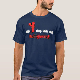 Camiseta diferente seja Christkind é diferente Papais noeis