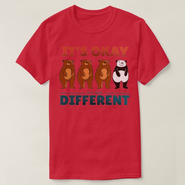 CAMISETA DIFERENTES BEARS, CITAÇÃO 1 (Frente do Design)