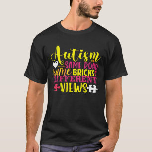 Camiseta Diferentes Opiniões Conscientização do Autismo Aut