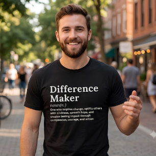 Camiseta Difference Maker Presente para Professor