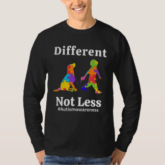Camiseta Different Not Less Autism Awareness Acceptance Wom