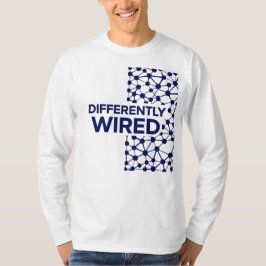 Camiseta Differently Wired – Autism Awareness Month Blue
