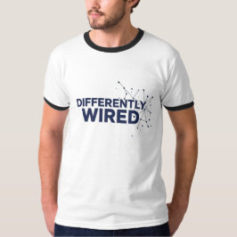 Camiseta Differently Wired – Autism Awareness Month Blue 