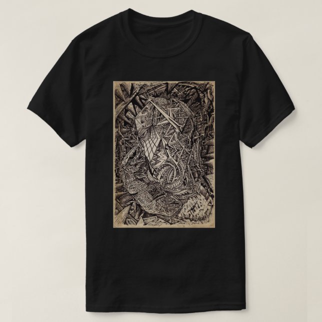 Camiseta Diffracts (cavern dweller), de Brian Benson (Frente do Design)