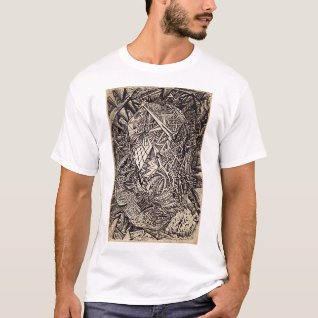 Camiseta Diffracts (cavern dweller), de Brian Benson (Frente)