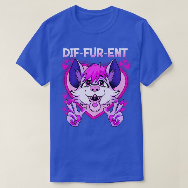 Camiseta DiffurEnt I Fandom I Furries Ver 1 (Frente do Design)