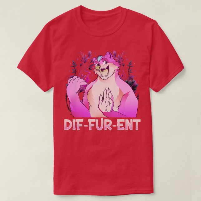 Camiseta DiffurEnt I Fandom I Furries Ver 1 (Frente do Design)