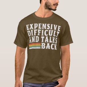 Camiseta difícil e dispendioso, retorna 6
