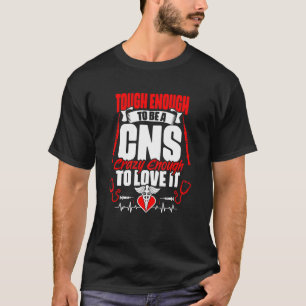 Camiseta Difícil ser um enfermeiro clínico de enfermagem mé