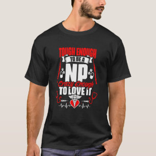 Camiseta Difícil Ser Um Np Médico Rn Enfermagem Enfermeira