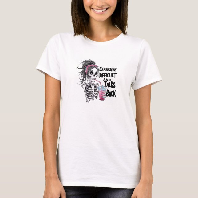 Camiseta Dificuldade Caro E Conversações De Volta (Frente)