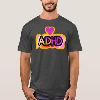 Camiseta Dificuldade de atenção dos adultos neurodivergente