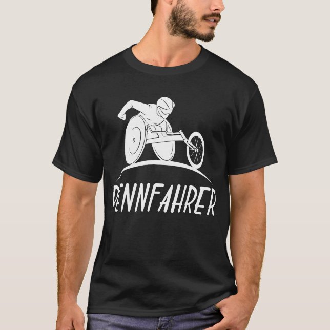 Camiseta Dificuldade de motivação em corridas de rodas (Frente)