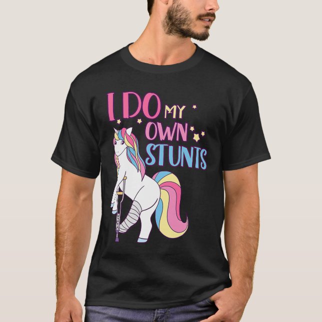 Camiseta Dificuldade De Perna Quebrada Pé Do Joelho Do Ankl (Frente)