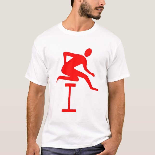 Camiseta Dificuldade - Vermelho (Frente)