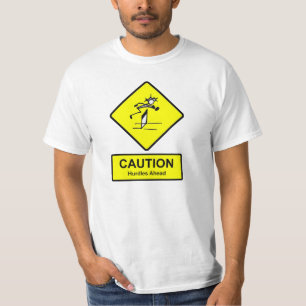 Camiseta Dificuldades de Precaução à Frente de Sinais Tr