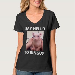 Camiseta Diga Alô, Cute Bald Bingus Meu Amado Sph Sem Cabel