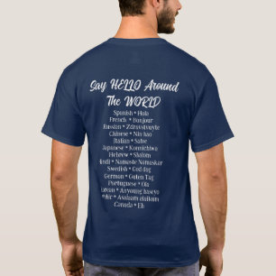 Camiseta Diga Alô Pelo Mundo