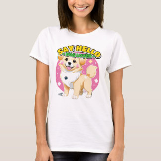 Camiseta Diga ao seu cachorro que eu disse oi Presente para
