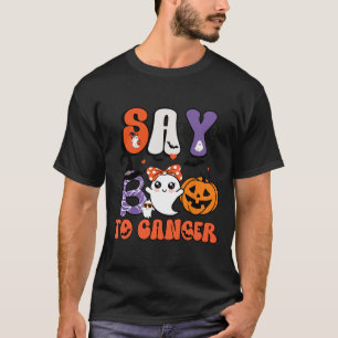 Camiseta Diga Boo ao Espírito de Consciência do Cancer da M
