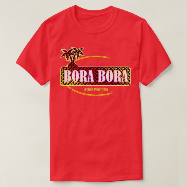 Camiseta Diga Bora Bora (Frente do Design)