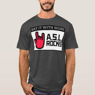 Camiseta Diga Com Sinais