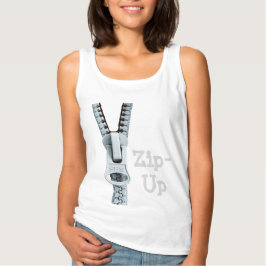 Camiseta Diga com T-shirt "Zip-Up White Cinza" de Zazz_it