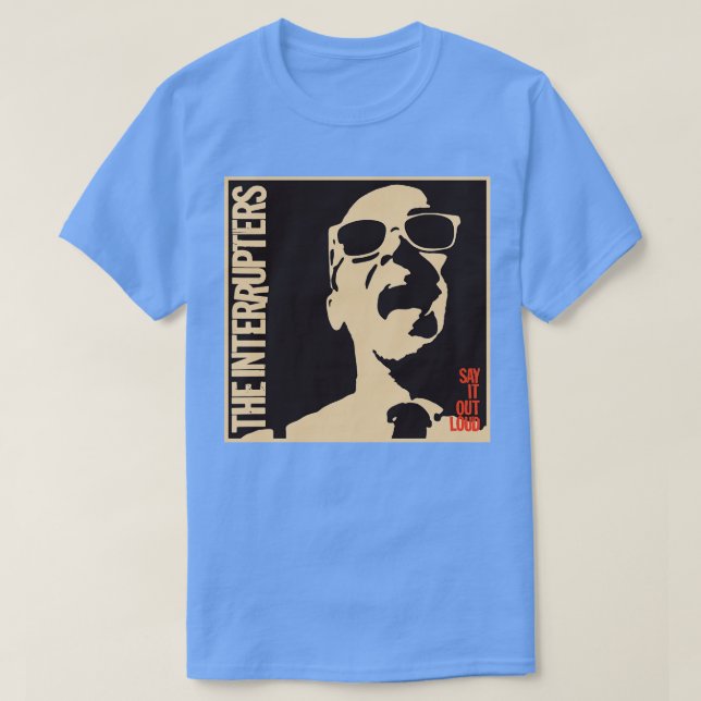 Camiseta Diga Em Alto Volume Os Interruptores (Frente do Design)