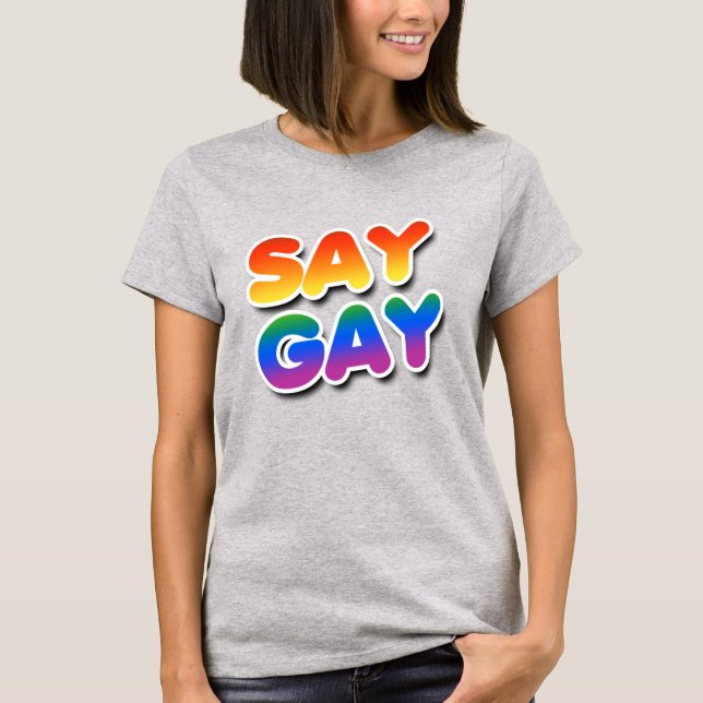CAMISETA DIGA GAY (Frente)