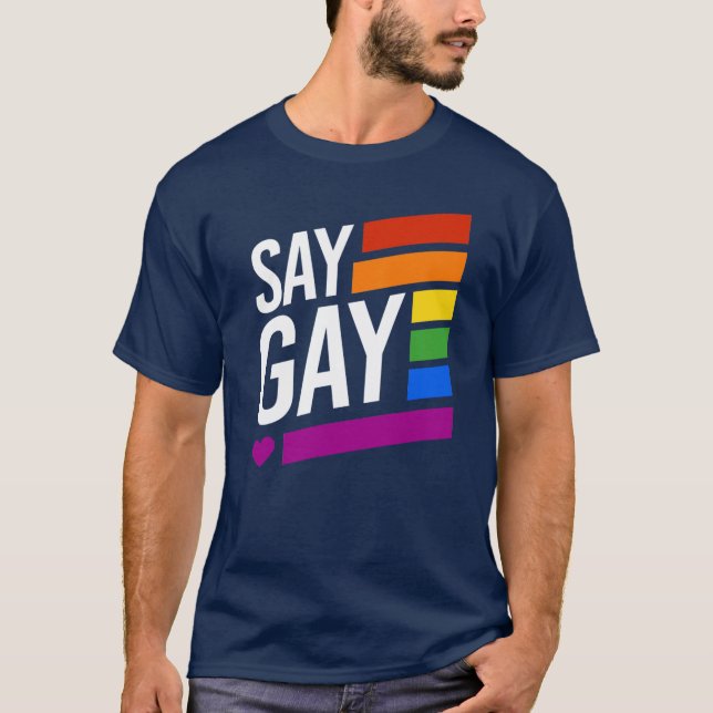 Camiseta Diga Gay (Frente)