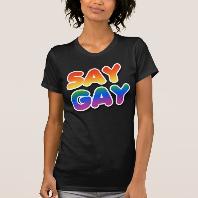Camiseta Diga Gay (Frente)