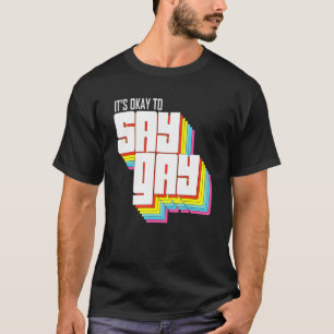 Camiseta Diga Gay Florida Trans Orgulho gay Orud Lqbtq