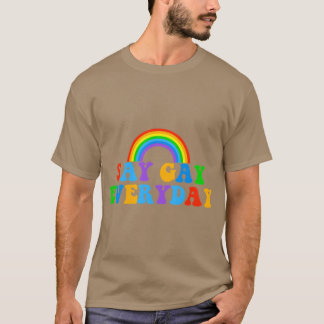 Camiseta Diga Gay Todos os Dias