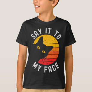 Camiseta Diga Isso Ao Meu Gato De Rosto Para Kamala