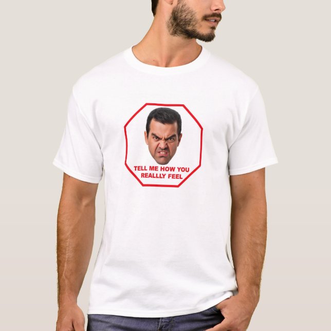 Camiseta Diga-me Como Você Realmente Se Sente (Frente)